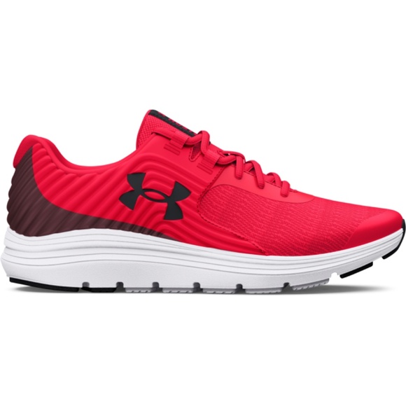 BRAND NEW boy youth under armour bgs outhustle red shoes size 5Y & 6.5Y - Picture 3 of 9